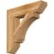Ekena Millwork Imperial Slat Rough Sawn Bracket, Western Red Cedar, 6"W x 28"D x 28"H BKT06X28X28IMP06RWR - alternate 1